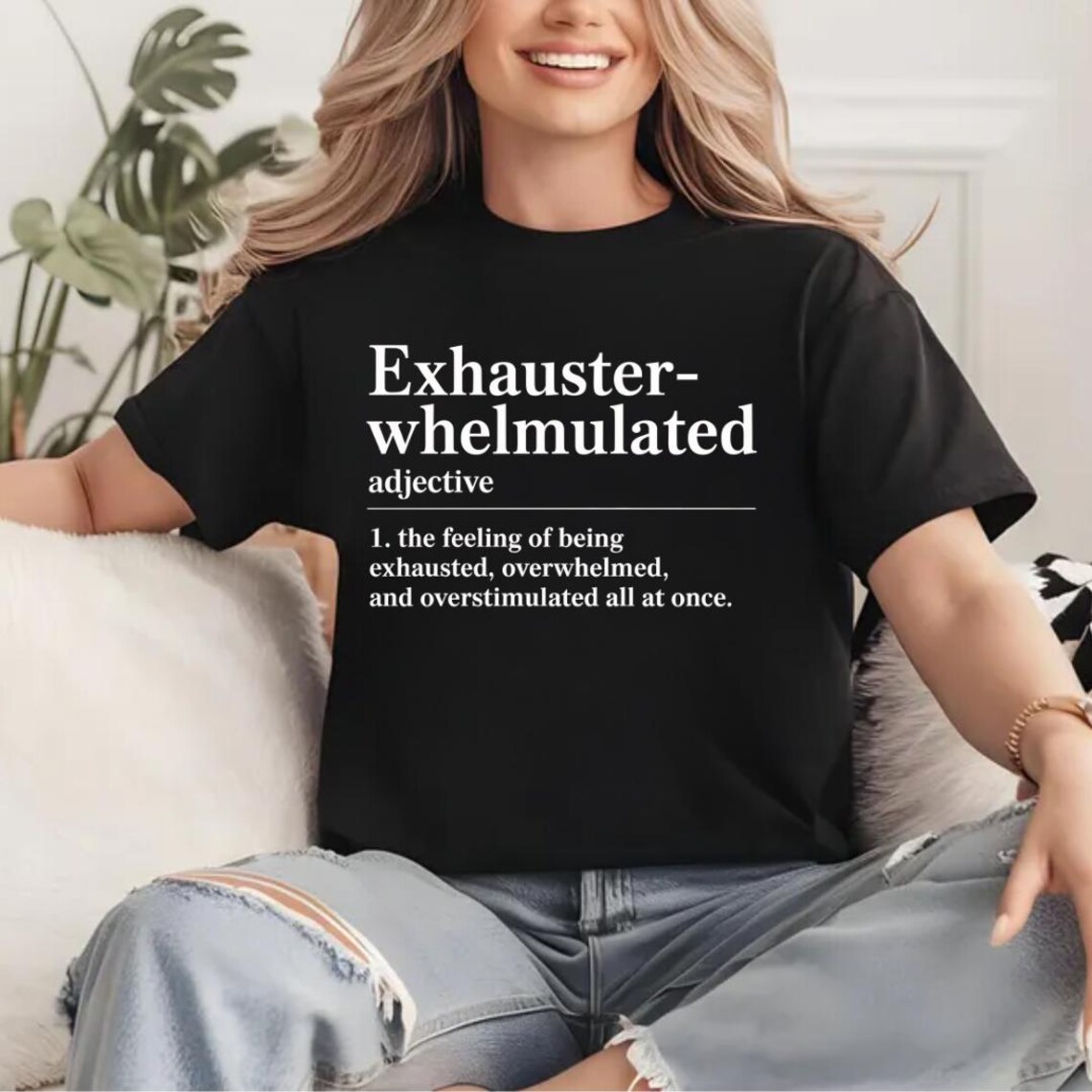 Exhausting Text Exhausterwhelmulated the Feeling of Being Exhausted, Overwhelmed, and ...