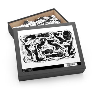 The Elegant Feline: An Art Nouveau Jigsaw Puzzle