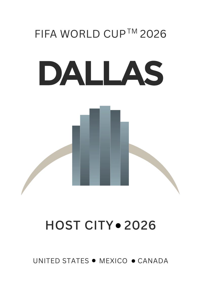 World Cup 2026 Dallas Poster | Dallas Soccer Wall Art | Minimalist ...
