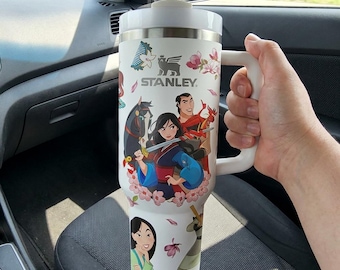 Mulan 40oz Tumbler Disney Princess Gift Travel Mug Cup Girl