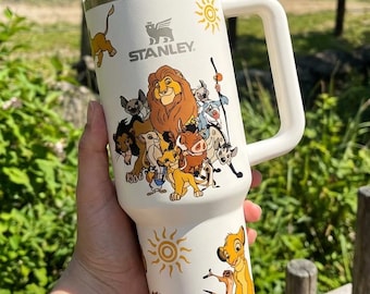 Tazza da viaggio dei cartoni animati regalo Disney Safari Hakuna Matata del re leone da 40 once