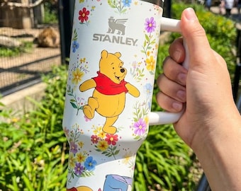 Bicchiere termico Disney Paperina da 40 oz, stile Topolino e amici, tazza da viaggio con cartoni animati, idea regalo