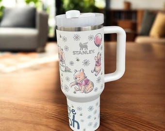 Winnie The Pooh Tumbler, gravierte 40 Unzen Tasse