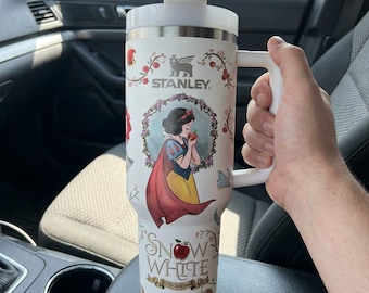 Snow White 40oz Tumbler Disney Princess Gift Vintage Travel Mug Cup
