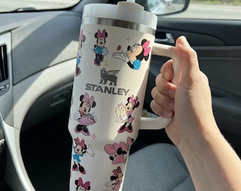 Personalized Minnie Mouse Tumbler 40oz, Tumbler For Women, Cute Minnie Tumbler
