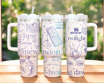 Twilight 40oz Tumbler Cup, Vampire Wolf Romance 40ozTumbler