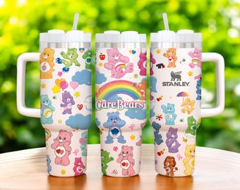 Personalisierte Cartoon Bears 40 Unzen Tumbler Edelstahl Thermobecher