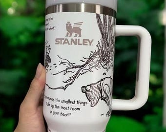 Winnie the Pooh Engraved Tumbler 40 oz Quencher Hundred Acre Wood Disney Tiger, Eeyore, Piglet