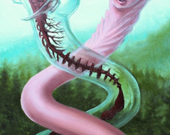 Art Print “Helix” Print of Original Surreal Oil Painting
