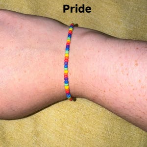 LGBTQ+ beaded bracelet