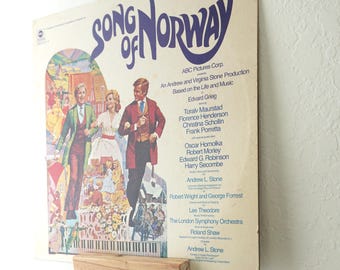 Solid Wood Vinyl Record Holder Stand: Now Spinning Display, Music Lover Gift