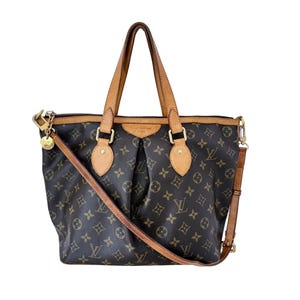 Autentica Louis Vuitton Monogram Palermo PM con certificato di autenticità
