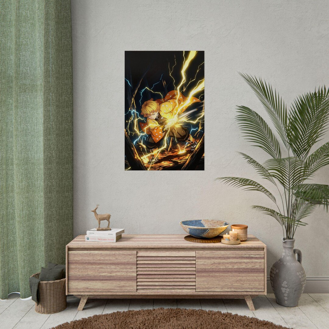Zenitsu Agatsuma | Thunderclap and Flash Poster Art - Etsy