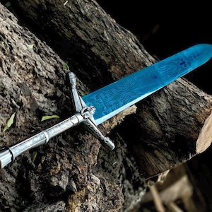 Custom Handmade Moonlight Greatsword – 44″ Full Metal Dark Moon Sword Inspired by Elden Ring & Dark Souls  Cosplay Pro ,Walnut, Gift for Him