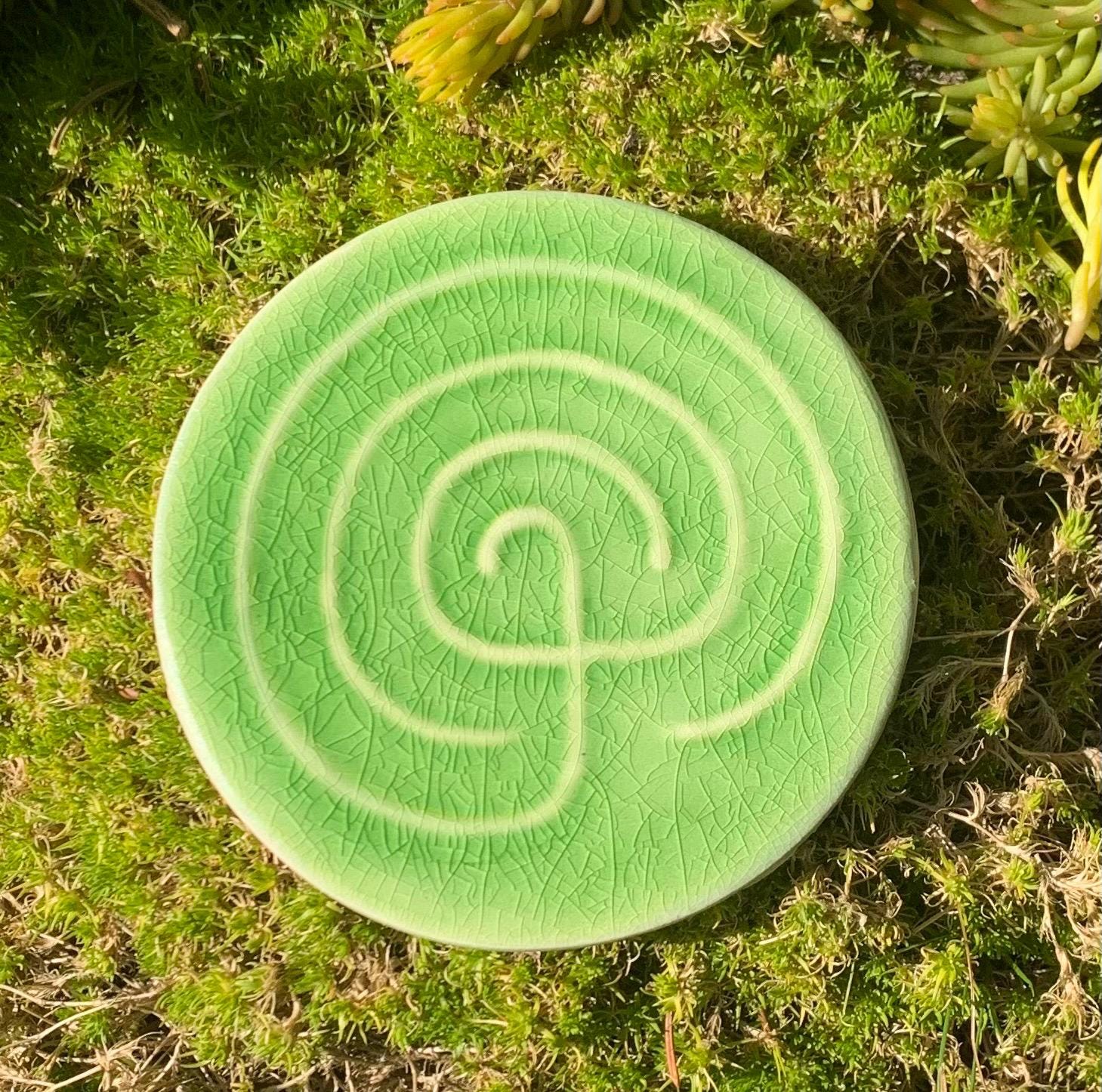 Palm / Finger Labyrinth Meditation Mindfulness Handmade Pottery - Etsy UK