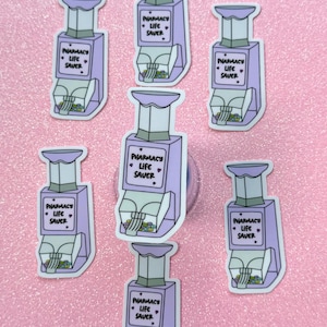 Pharmacy Pill Counter Sticker, Pharmacist, Pharmacy Technican, Pharmacy Student, Funny Pharmacy Gift, Pharmacy Sticker, Pharmacist Gift