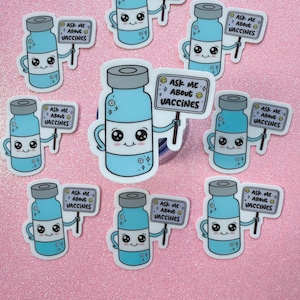 Ask Me About Vaccines Sticker, Pharmacy Technican, Pharmacy Student, Funny Pharmacy Gift, Pharmacy Sticker, Pharmacist Gift