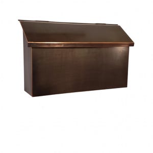 New Patina Copper Mailbox,Brushed copper mailbox