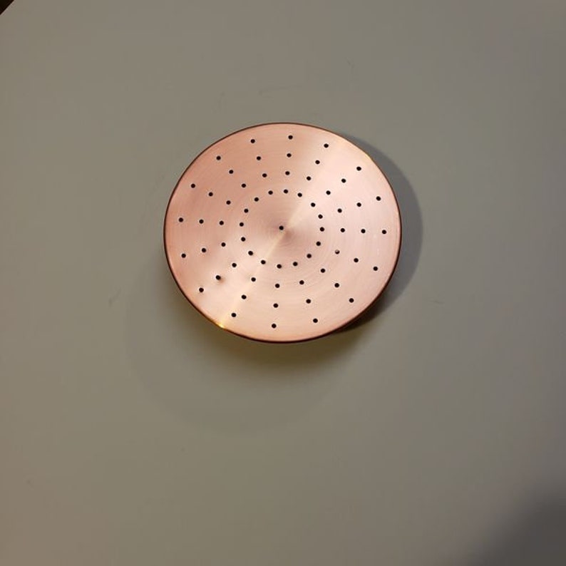 5.5 Copper rain shower head Etsy
