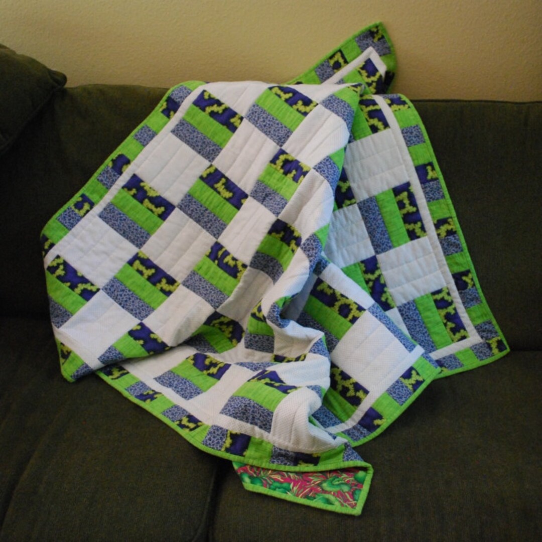 Split Rail Fence Crib or Lap Quilt - Etsy