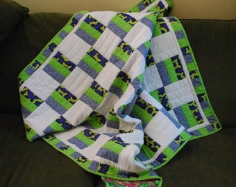 split rail fence crib  or lap quilt