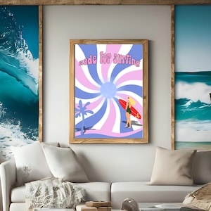 Made for Surfing – Sunset Surf Poster