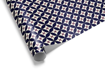 Floral Patterned Gift Wrap | Chic Eco-Friendly Wrapping Paper