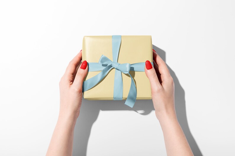 Yellow Gift Wrap, 90gsm Fine Art Paper, Holiday Packaging image 4