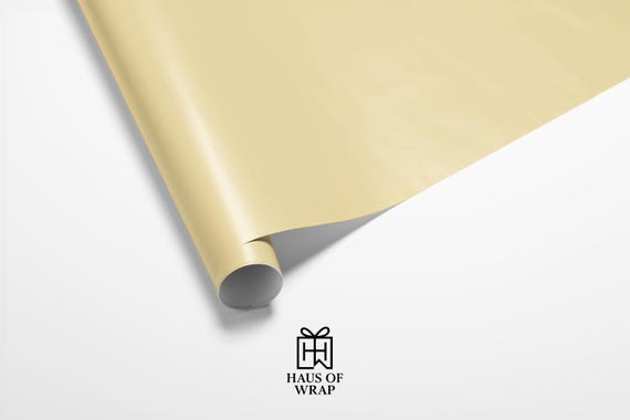 Yellow Gift Wrap, 90gsm Fine Art Paper, Holiday Packaging