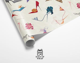 Everyday Wrapping Paper for a Fashionista, Fun Birthday Gift Wrap for Women