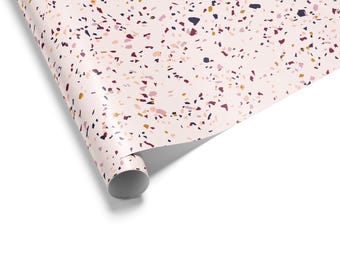 Terrazzo Tile Wrapping Paper - Stylish Gift Wrap