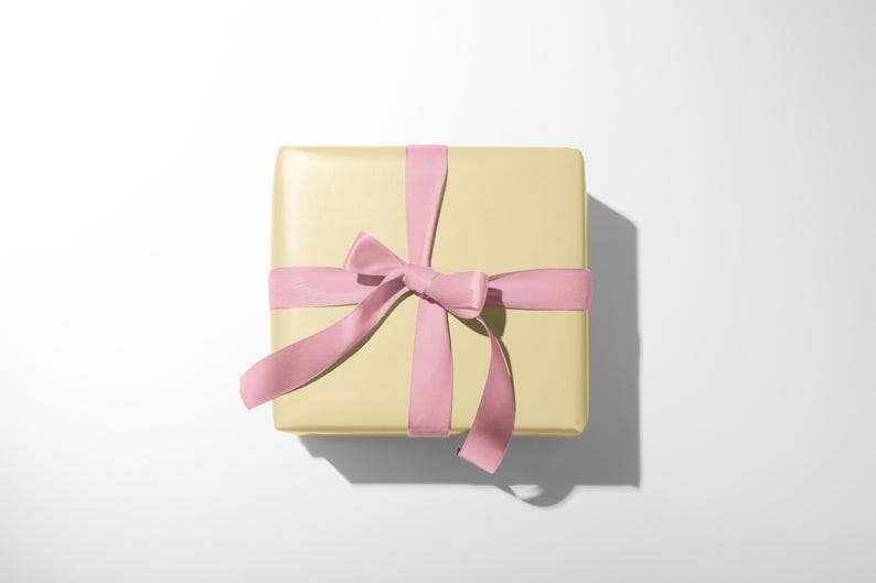 Yellow Gift Wrap, 90gsm Fine Art Paper, Holiday Packaging image 7