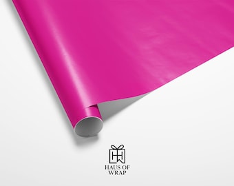 Vibrant Pink Wrapping Paper Roll for Gifts, Birthdays, Celebrations, Art Projects, Creative Wrapping Ideas