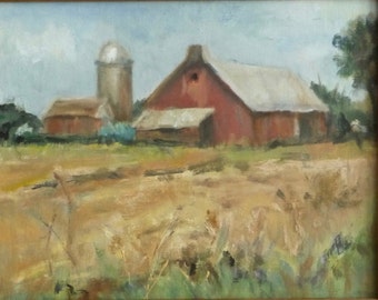 Painting The Wisconsin Country Side Red Barn 3