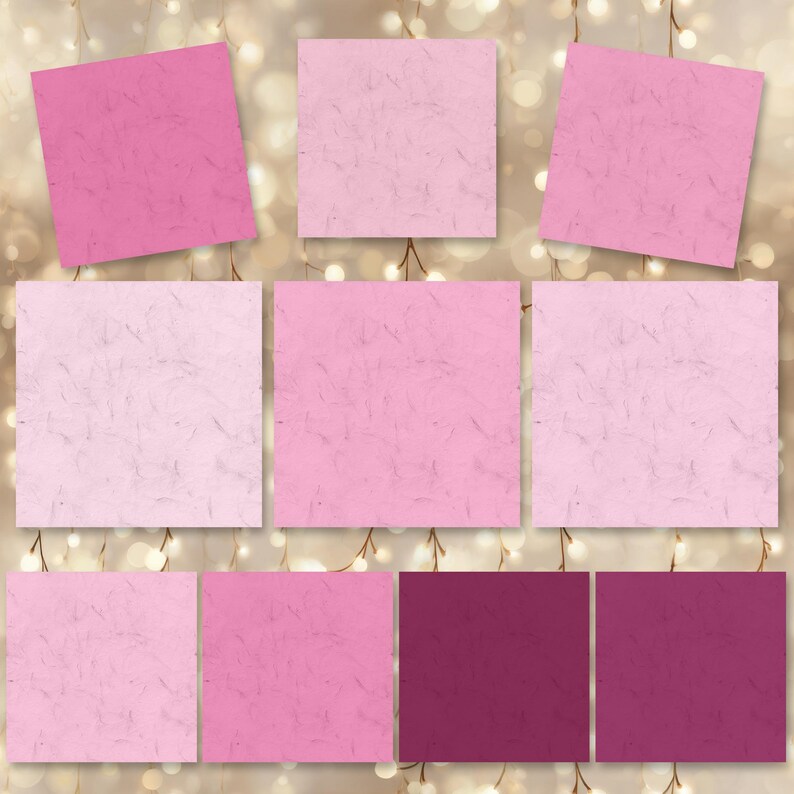 Pink Paper Layout Pattern Pinks Mulberry Paper Seamless Pattern Bundle, Pink Digital Paper ...