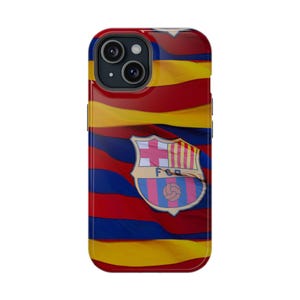 FC Barcelona Magnetische Tough Cases, Handyhülle für Sportfans, Fußball Geschenk, Barcelona Merchandise, Fußball Zubehör