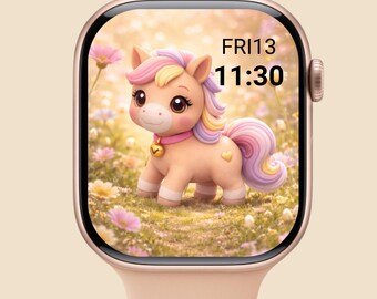 Apple Watch Wallpaper | Pony Love Art | Valentine Watch Face