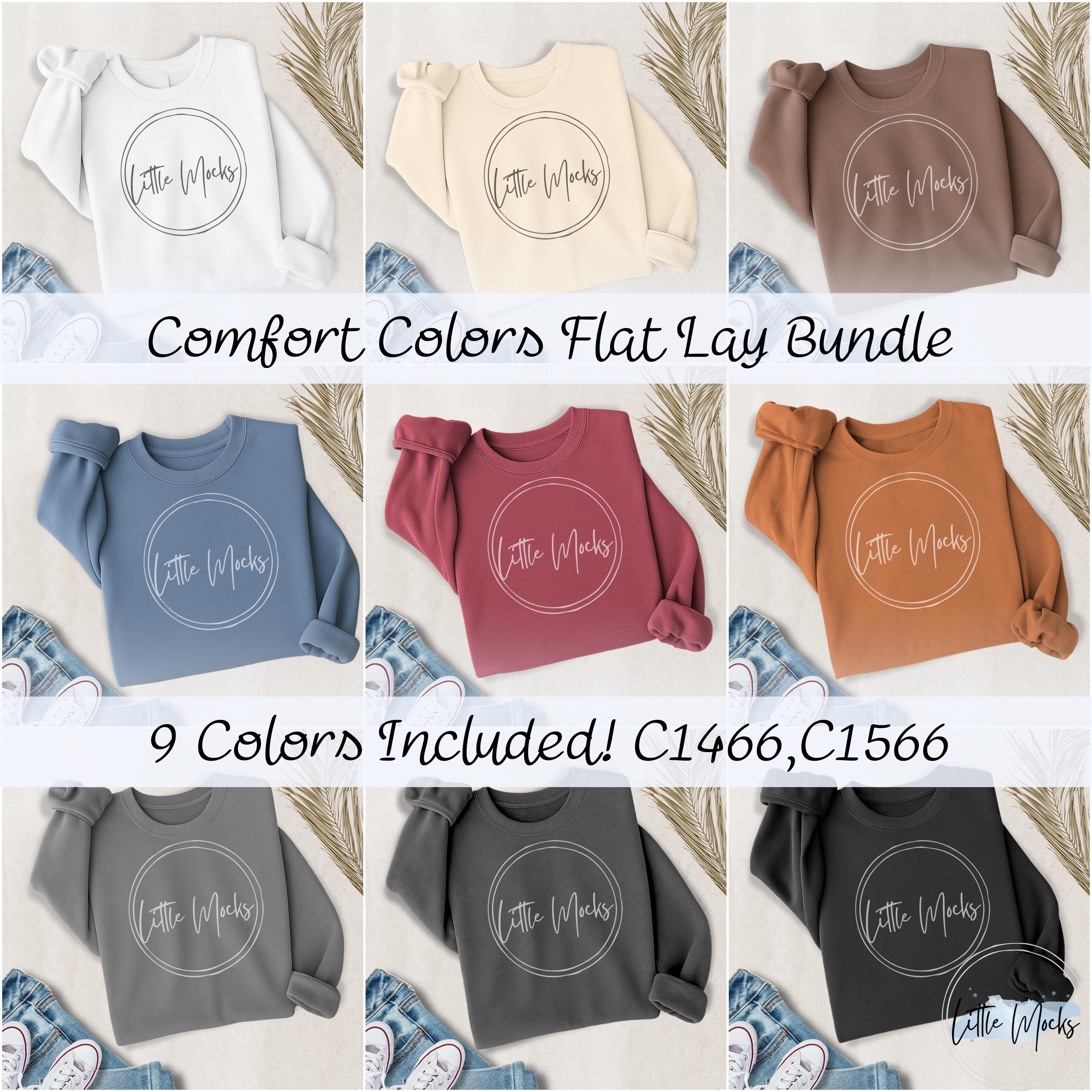 トップス c-boy style Calm Modern (No.163) Comfort Colors 1466/1566 Boho Sweatshirt Mockup Bundle: Trendy