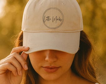 Stone Dad Hat Mockup: Yupoong 6245CM Baseball Cap (JPG File)