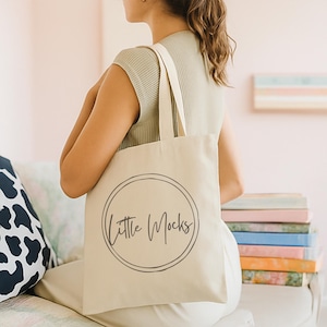 Tote Bag Mockup, Cute Cozy Lifestyle Mockup Tote Bag, Boho Bookish Mock of Tote for Spring Summer Winter Fall, Cotton Canvas Tote Bag Mockup