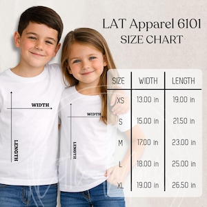 6101 Size Chart - Etsy