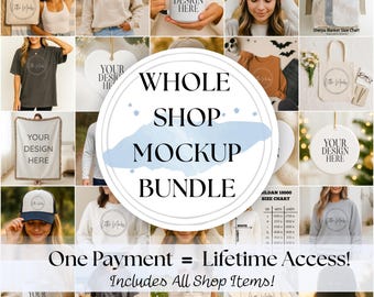 WHOLE SHOP Bundle Full Access Mock-ups Bundle G180 Lifetime Access CC 1717 All Access Pass Bundle Deal Trendy Mocks Niche Mock-ups Holiday
