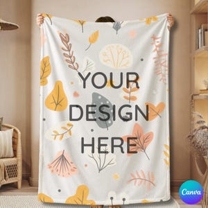 Mockup Template: Boho Minky Samt - Canva