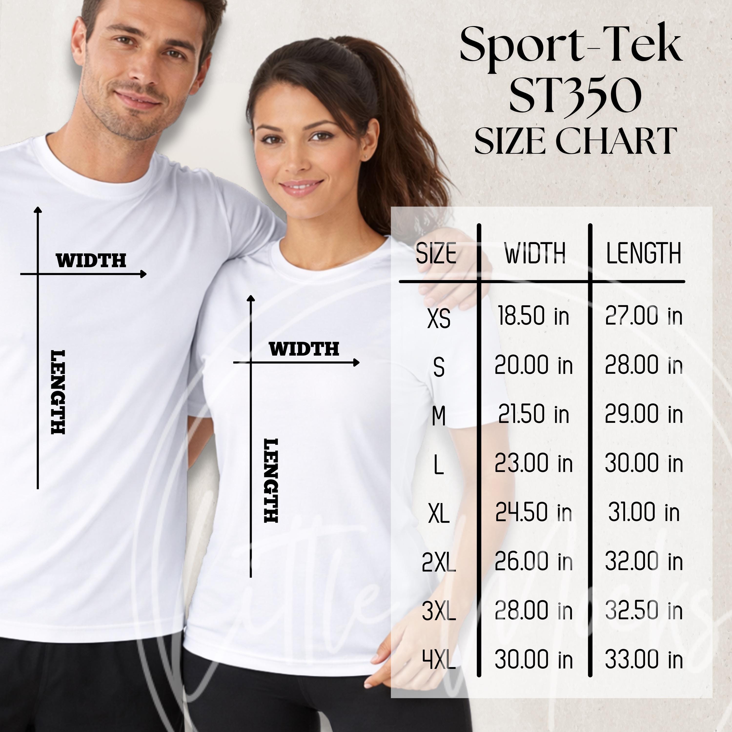 Sport Tek Size Chart - Etsy Canada