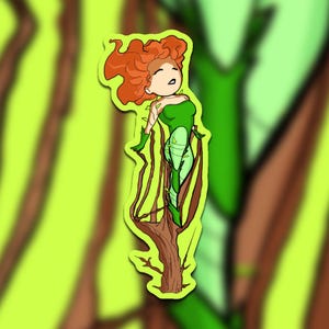 Plant Girl Sticker