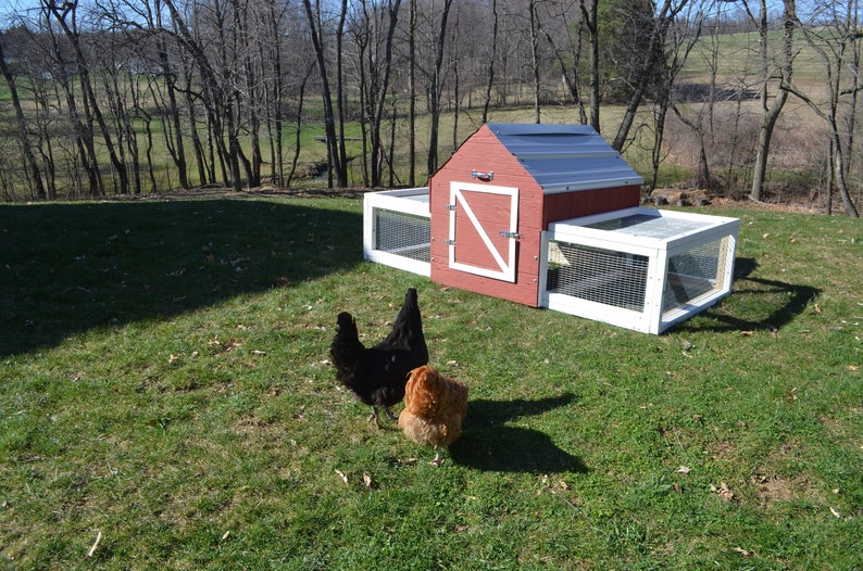 Amish Made Chicken Coop Chicken Tractor 6 7 Birds