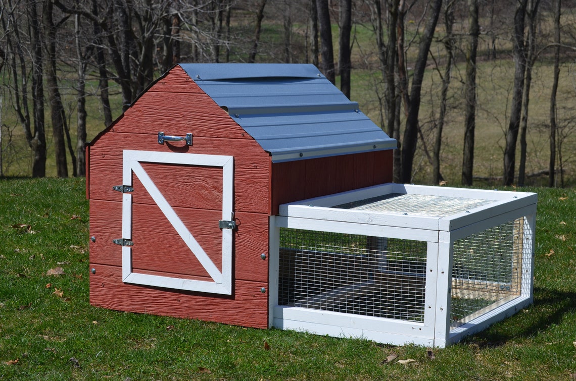 Amish Made Chicken Coop / Chicken Tractor for 45 Birds Etsy