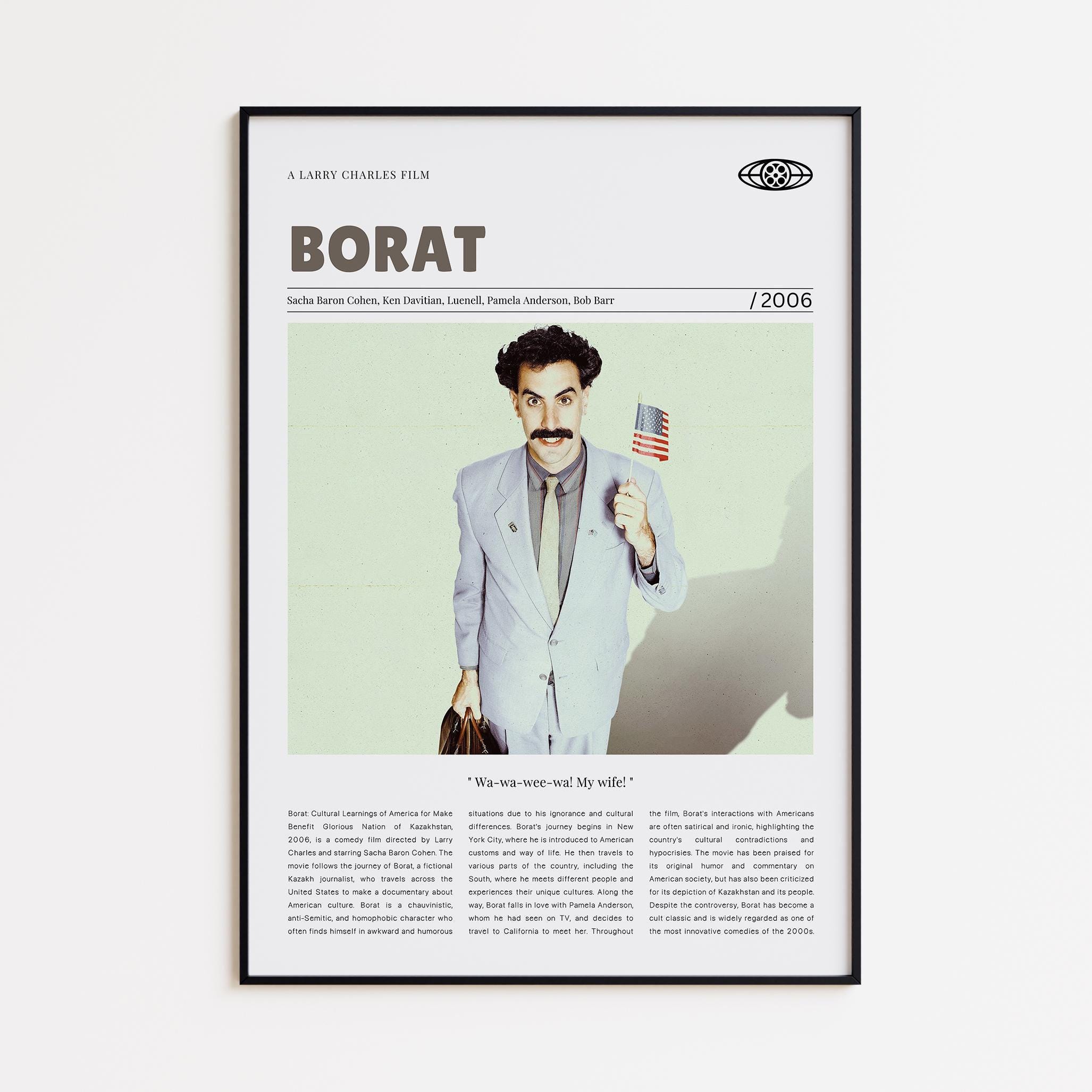 Pamela Borat Costumes Kazakhstan Borat Funny Scenes Borat Poster