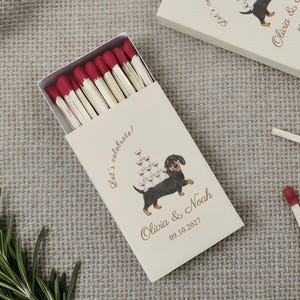 Personalized Wedding Favors, Custom Pet Wedding Matchboxes, Bachelorette Celebration Party, Engagement & Bridal Shower Favors, Guest Gifts