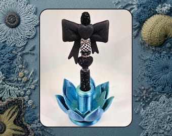 Lotus Flower Fancy Pen Stand for Rhinestone and Beadable Pens